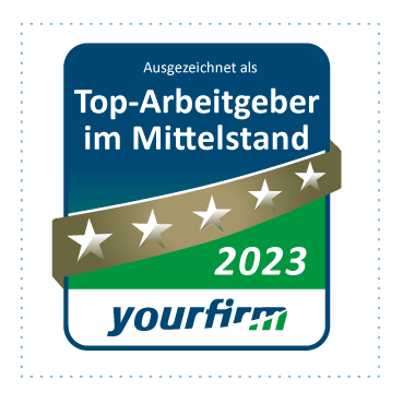 Wir sind offizieller „Top-Arbeitgeber im Mittelstand 2023“!