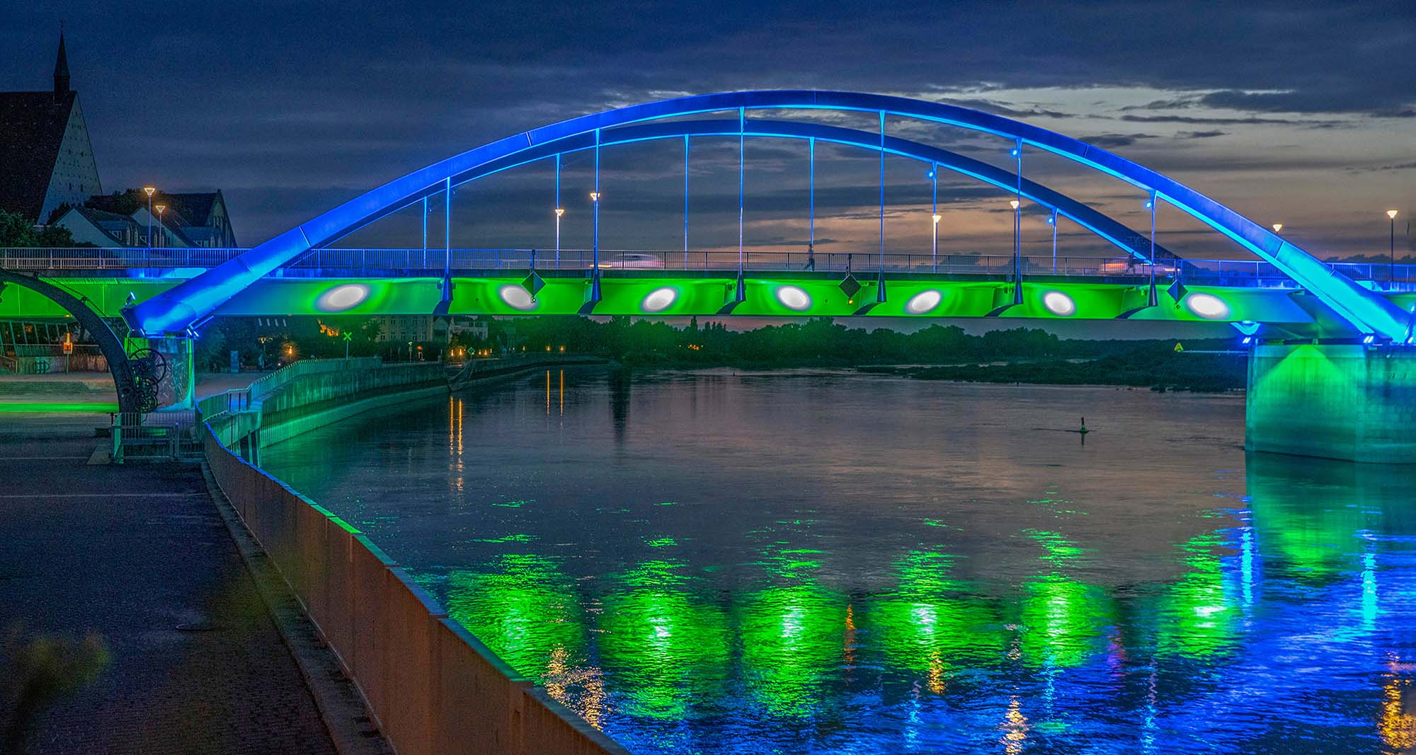 Stadtbrücke zwischen Frankfurt (Oder) und Słubice | Pressefoto © Winfried Mausolf