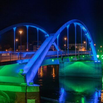 Stadtbrücke zwischen Frankfurt (Oder) und Słubice | Pressefoto © Winfried Mausolf