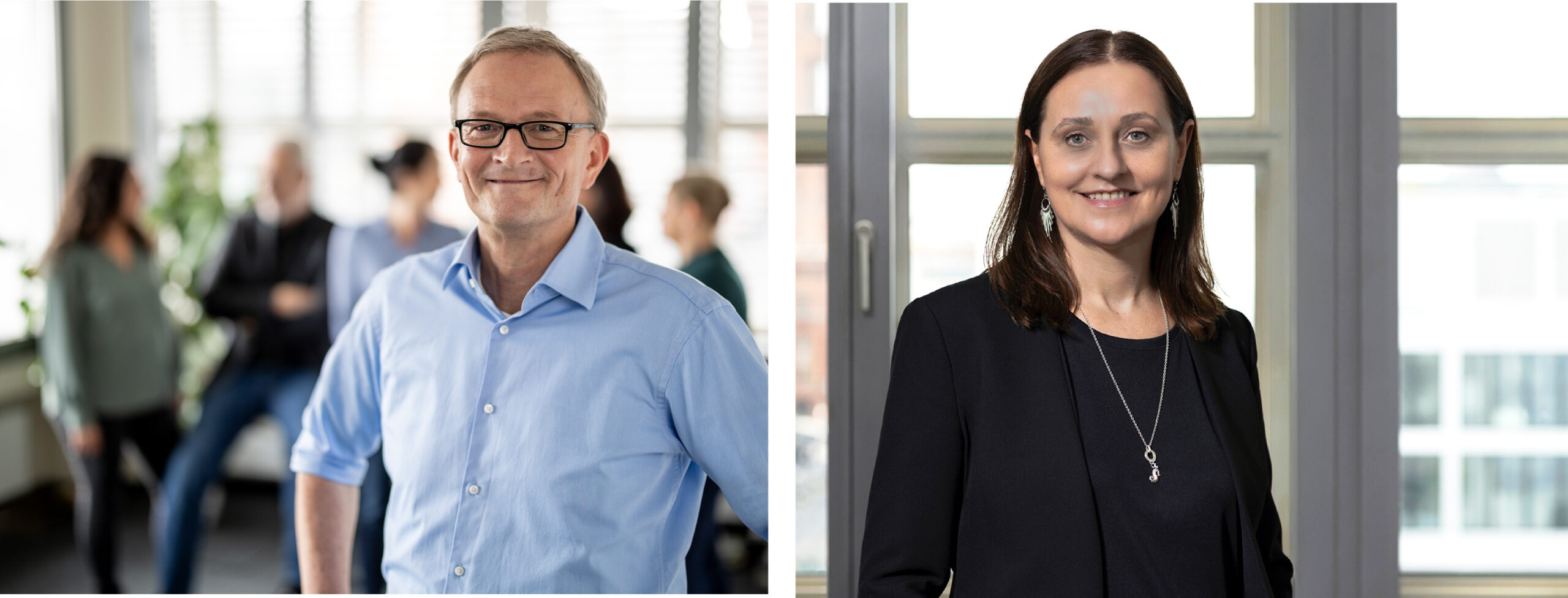 Geschäftsführung DFN-Verein: Dr. Christian Grimm (links) & Alina Hain